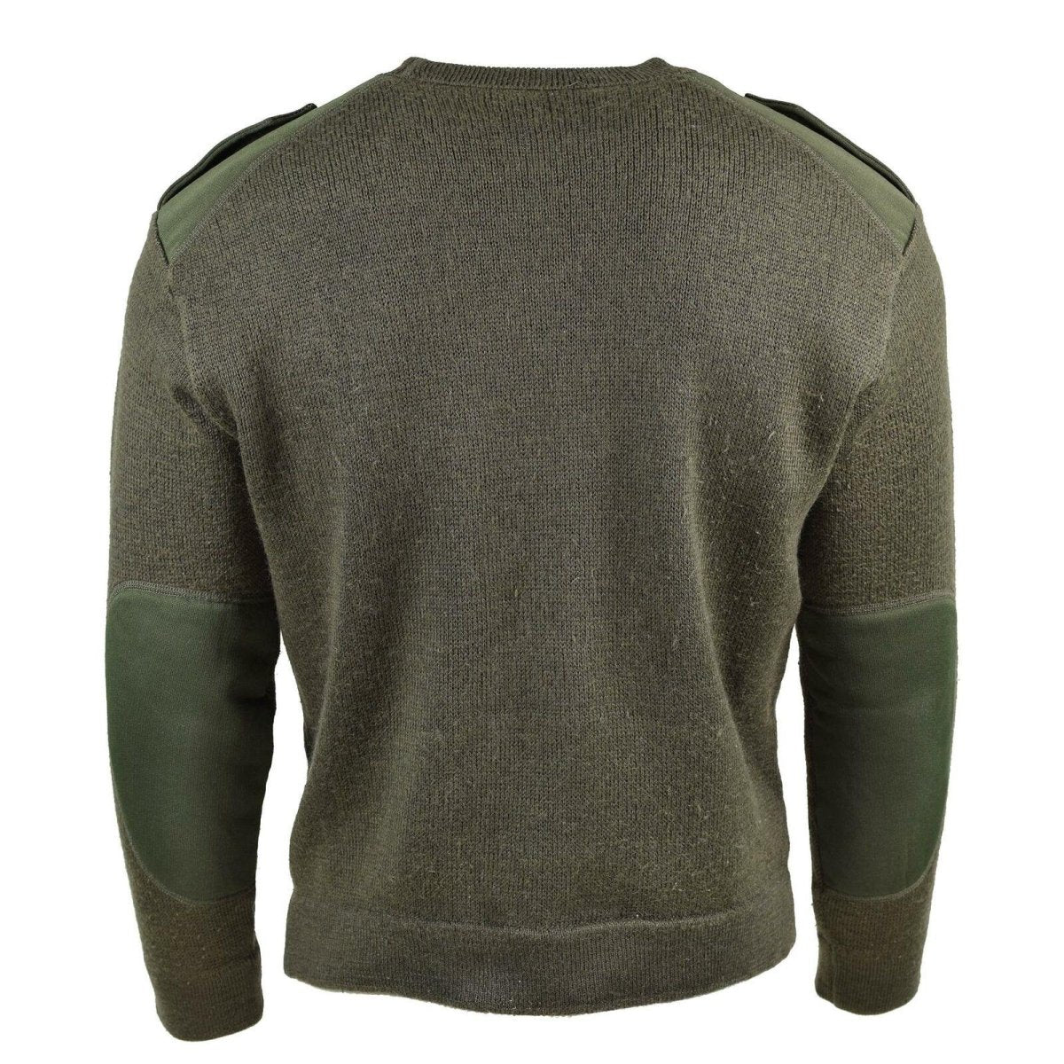 Echte Franse leger trui olijfcommando militaire mannen pullover ronde nek nieuw