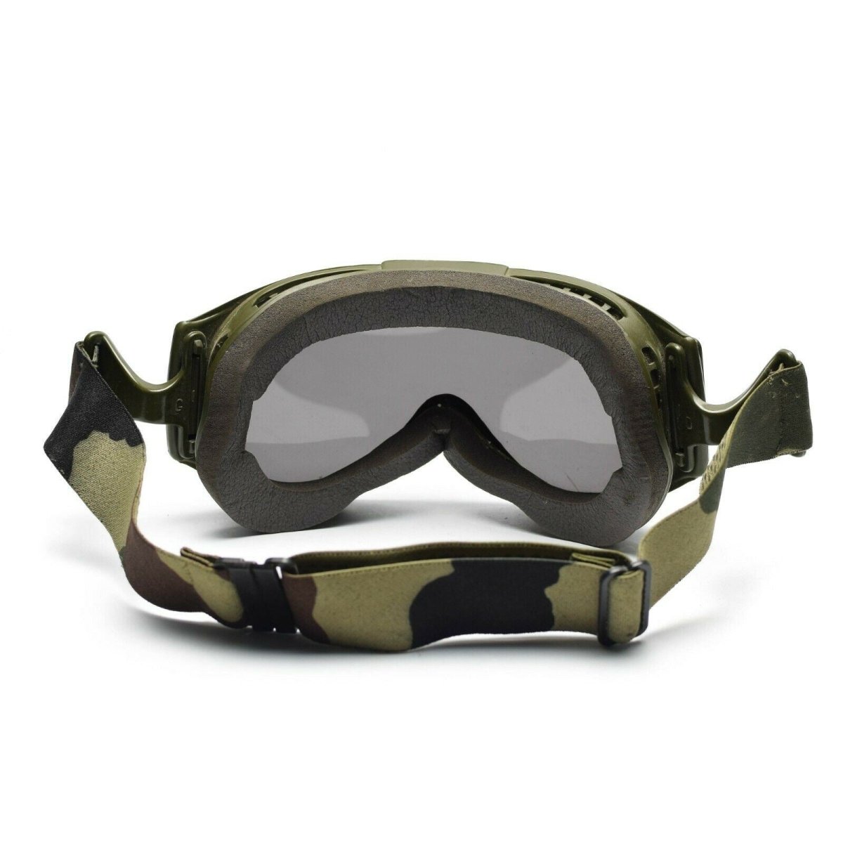 Echte Franse leger tanker bril Oogbescherming Glas Glas Militaire Zon Zand Wind