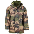 Echt Frans leger waterdichte trilaminaatjack camo goretex rain parka met capuchon