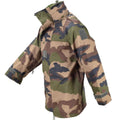 Echt Frans leger waterdichte trilaminaatjack camo goretex rain parka met capuchon