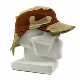 Echt Frans Frans Frankrijk Leger Combat Cap Swallowtail Hat Desert Camo met nekflap