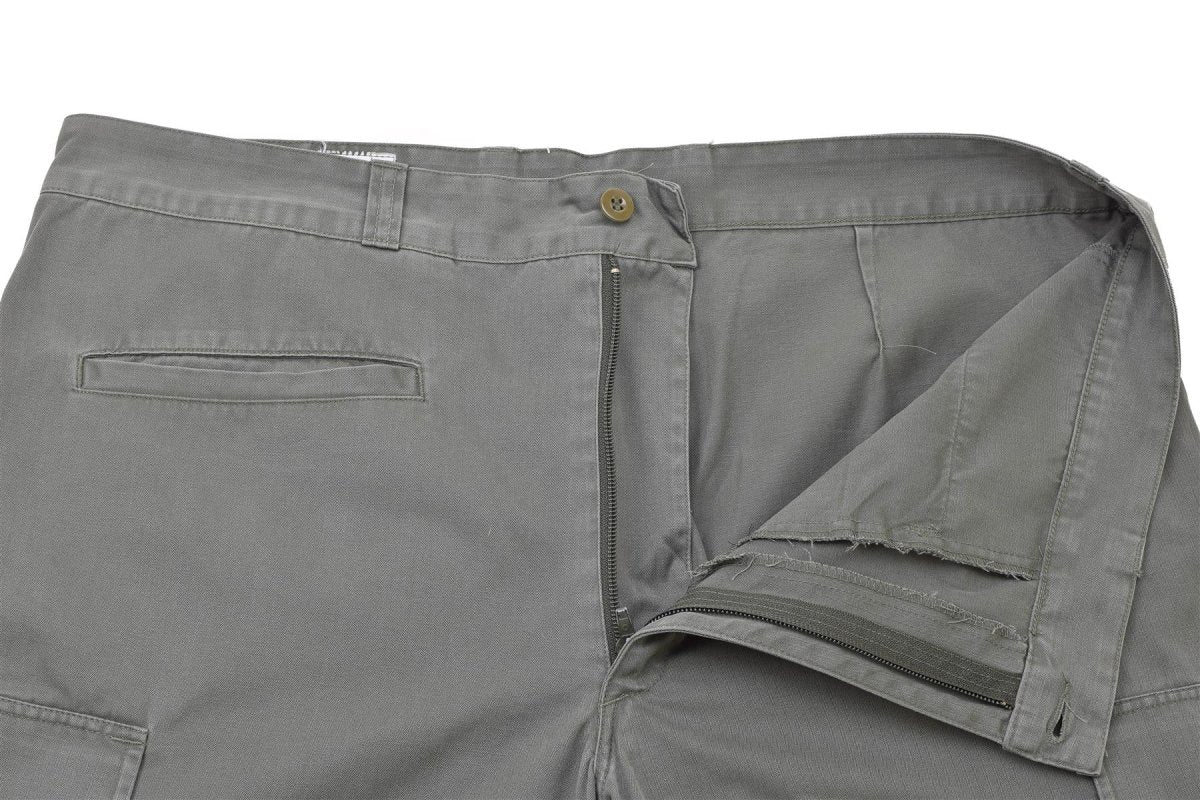 Pantalon cargo de travail gris renforcé de l'armée de l'air française authentique