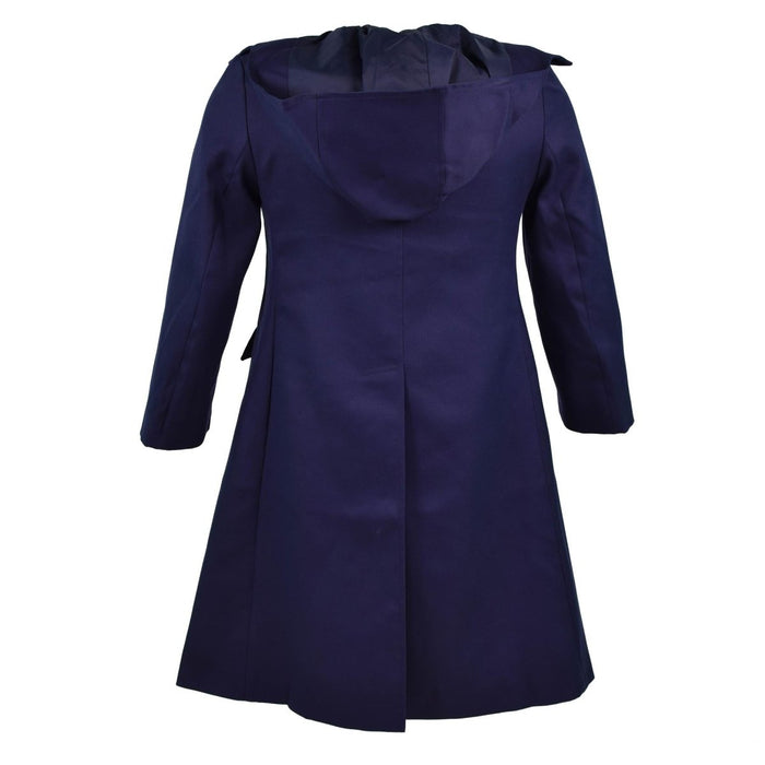 Echte Franse militaire jas Legertrenchcoat donkerblauw damesjack NIEUW - GoMilitar