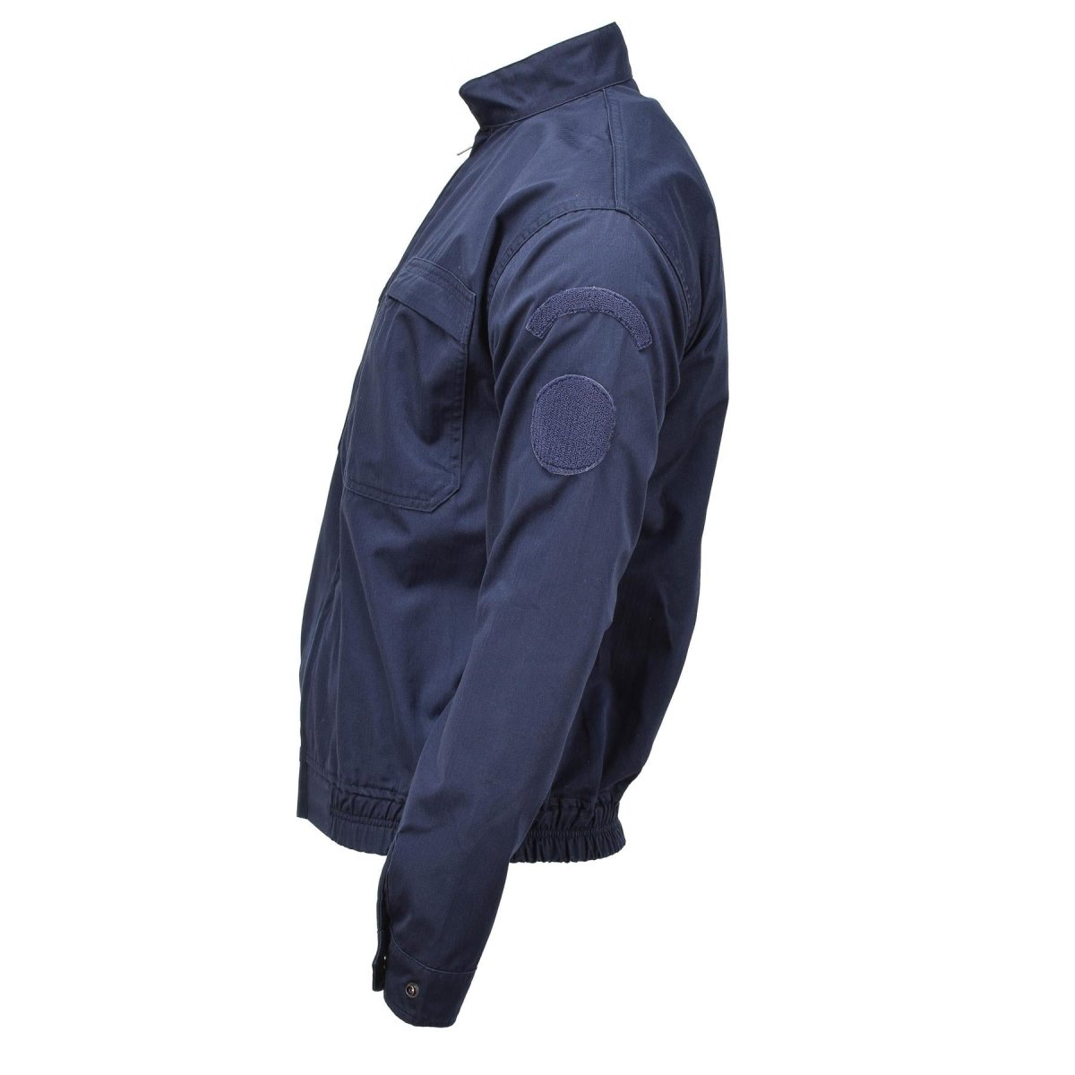 Echt Frans militair politiesportjas elastisch taille sportkleding shirt blauw