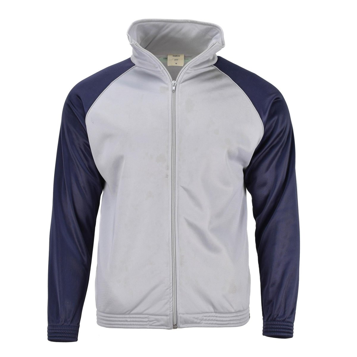 Véritable sweat-shirt école militaire française veste de sport course randonnée gris bleu