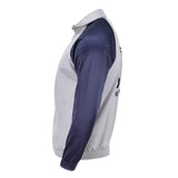 Véritable sweat-shirt école militaire française veste de sport course randonnée gris bleu