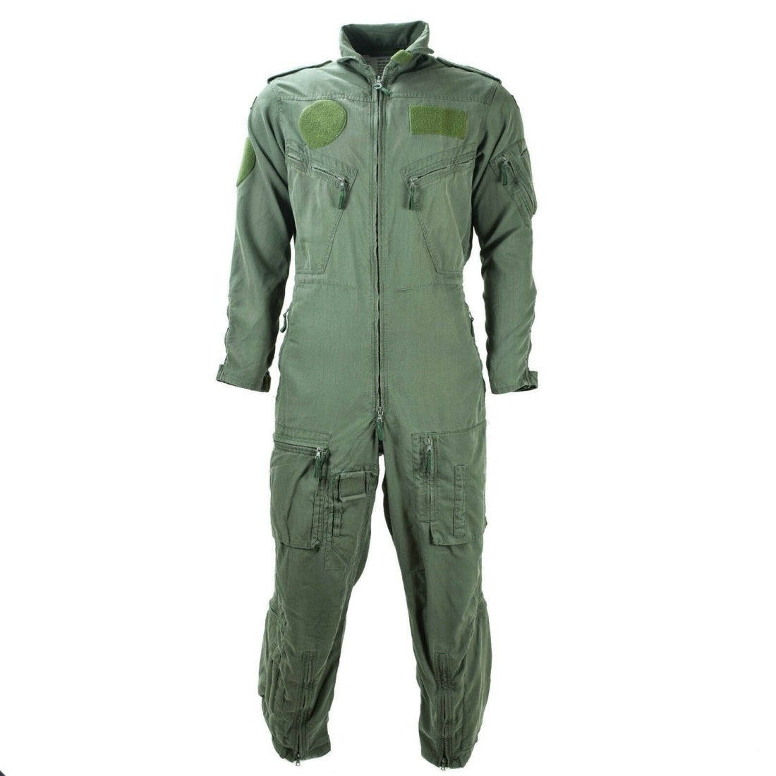 Combinaison de vol en fibre aramide de l'armée allemande authentique, combinaison de pilote verte