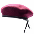 Echt Duits leger Bourgondische wijn baret militaire commando cap wolkwaliteit nieuw