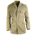 Echt Duitse legerjurk Jacket Tropical Desert Formeel uniform Khaki Militair
