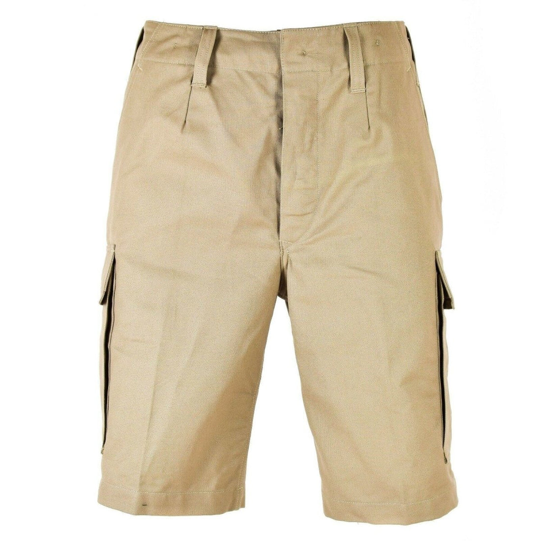 Echt Duitse legernummer Moleskin shorts duurzame vracht zomer khaki beige nieuw