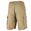 Echt Duitse legernummer Moleskin shorts duurzame vracht zomer khaki beige nieuw