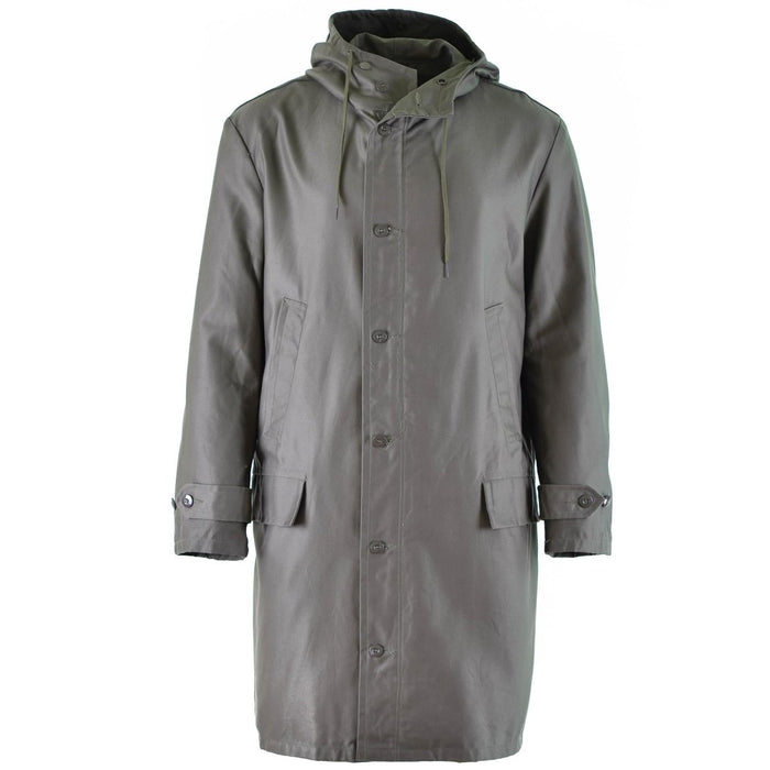 Echte Duitse legerparka olijf militaire overtollige jas lange jas OD vintage NIEUW - GoMilitar
