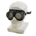 Echt Duitse legerbescherming bril bw zwart auer gezichtsmasker overschot nieuw