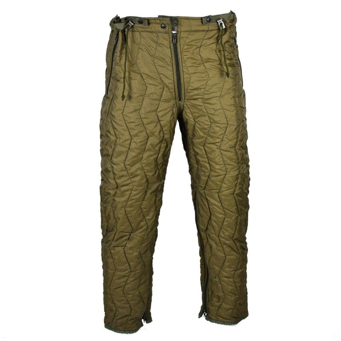 Véritable pantalon matelassé de l'armée allemande, doublure de pantalon, chauffe-intérieur thermique, hiver OD - GoMilitar