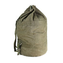Large genuine German army sea sack duffel bag with shoulder straps and durable lockable design backpack