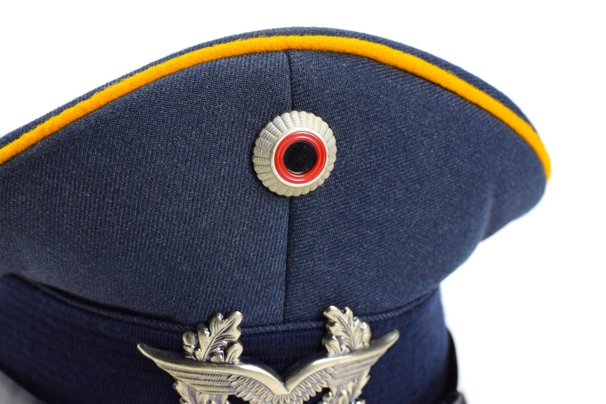 Echte Duitse viziercap van het leger. Air Forces Military Peaked Hat Luftware Nieuw
