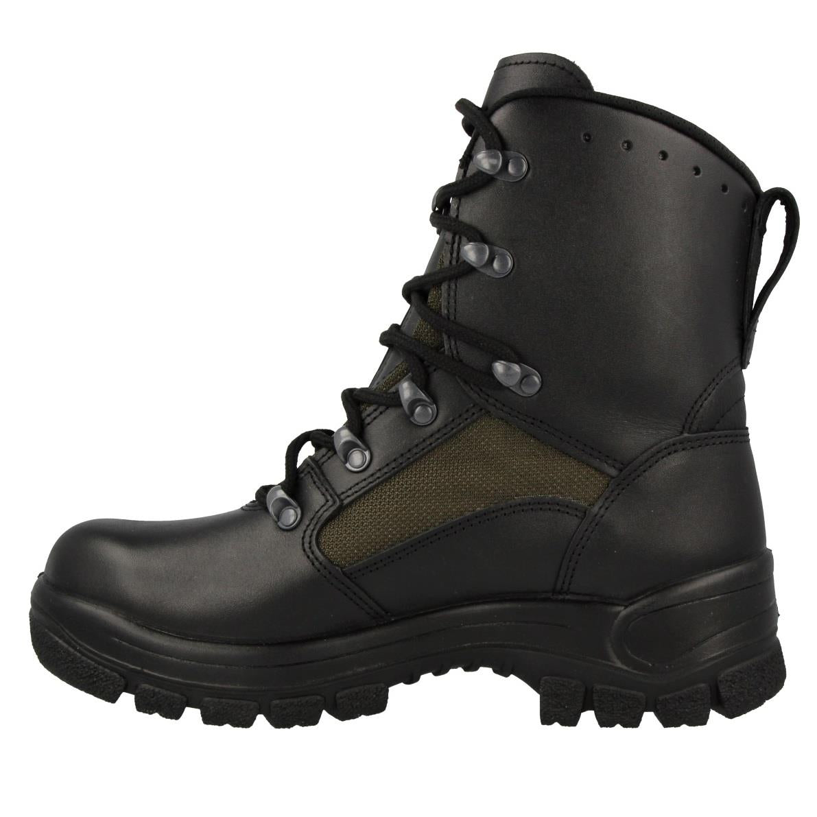 Véritables bottes de combat militaires allemandes en cuir et textile, chaussures de terrain tactiques NEUVES