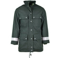 Véritable veste de police allemande GoreTex verte imperméable BGS Parka Border Guard