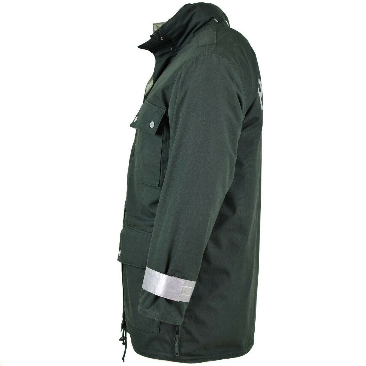 Véritable veste de police allemande GoreTex verte imperméable BGS Parka Border Guard