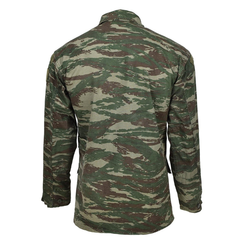 Echte Griekse militaire jas hagedis camo duurzame ripstop field tactical combat