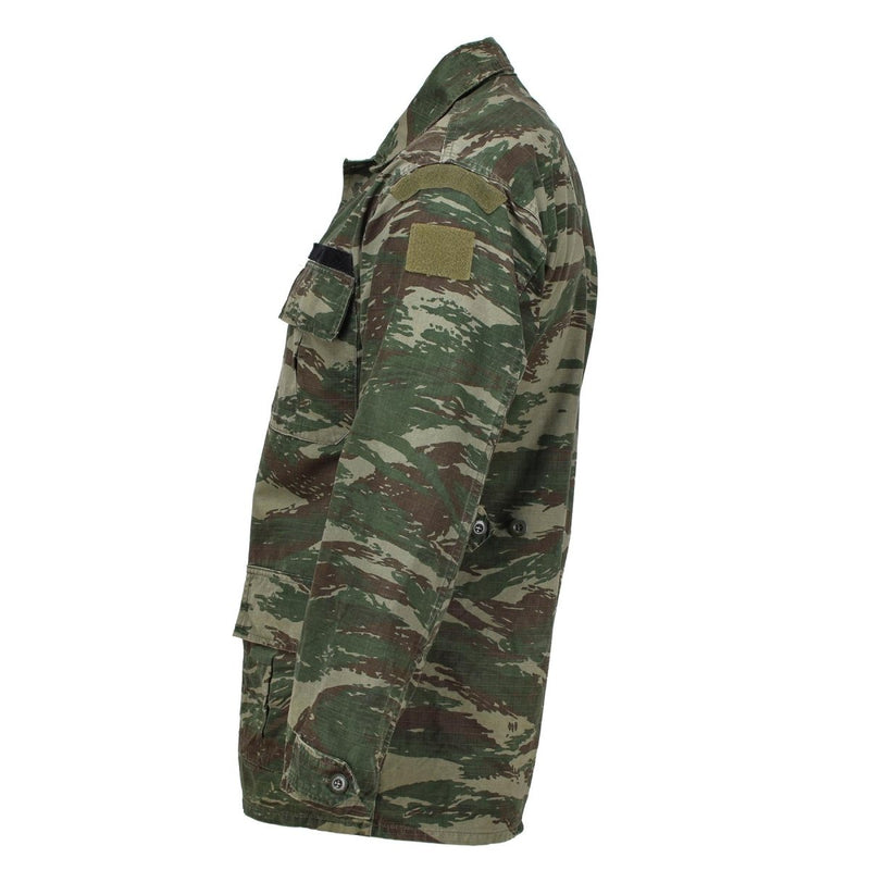 Echte Griekse militaire jas hagedis camo duurzame ripstop field tactical combat