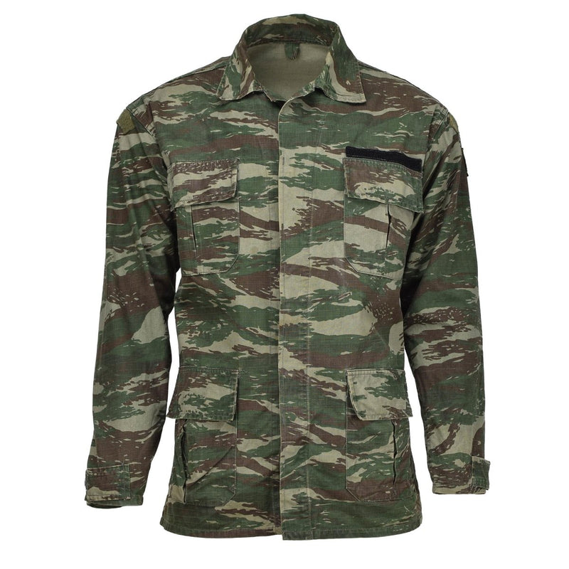 Echte Griekse militaire jas hagedis camo duurzame ripstop field tactical combat