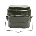 Véritable gamelle de l'armée hongroise. Lot de 2 casseroles militaires en aluminium