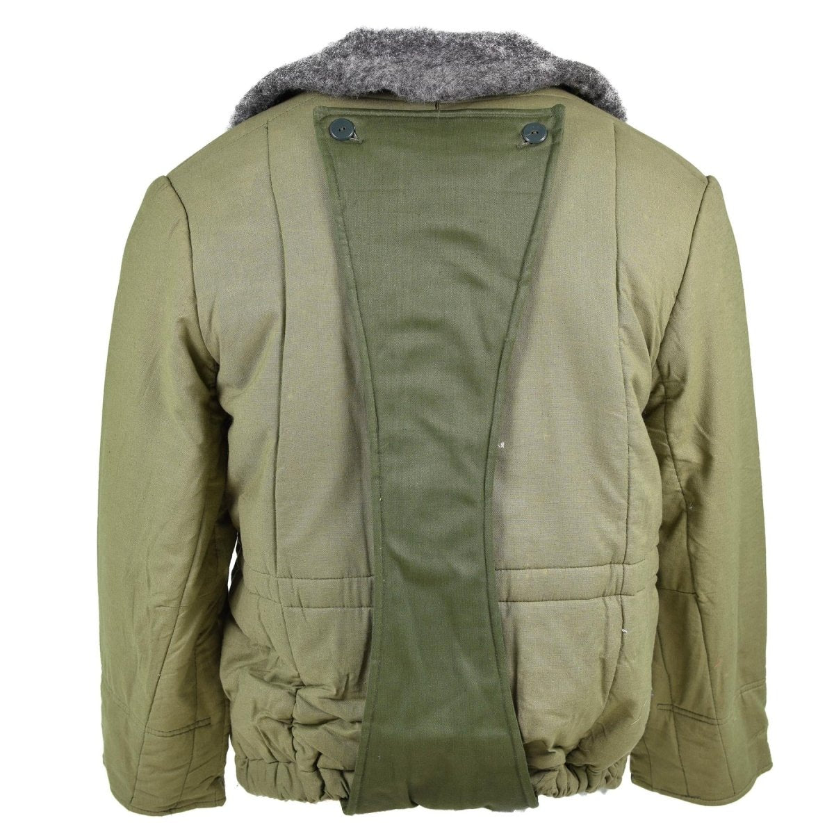 Véritable veste matelassée de l'armée hongroise M65 col en fourrure Parka chaude d'hiver NEUF
