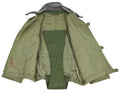 Véritable veste matelassée de l'armée hongroise M65 col en fourrure Parka chaude d'hiver NEUF