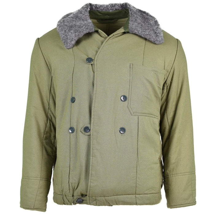 Véritable veste matelassée de l'armée hongroise Col en fourrure M65 Parka chaude d'hiver NOUVEAU - GoMilitar