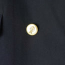 Genuine Italian army navy Coat black long officer Italy police wool rayon NEW - GoMilitar