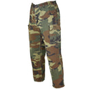 Genuine Italian army pants NATO combat cotton woodland Camouflage field trousers - GoMilitar