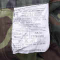 Pantalon de combat de l'armée italienne authentique en coton de l'OTAN Pantalon de terrain camouflage woodland