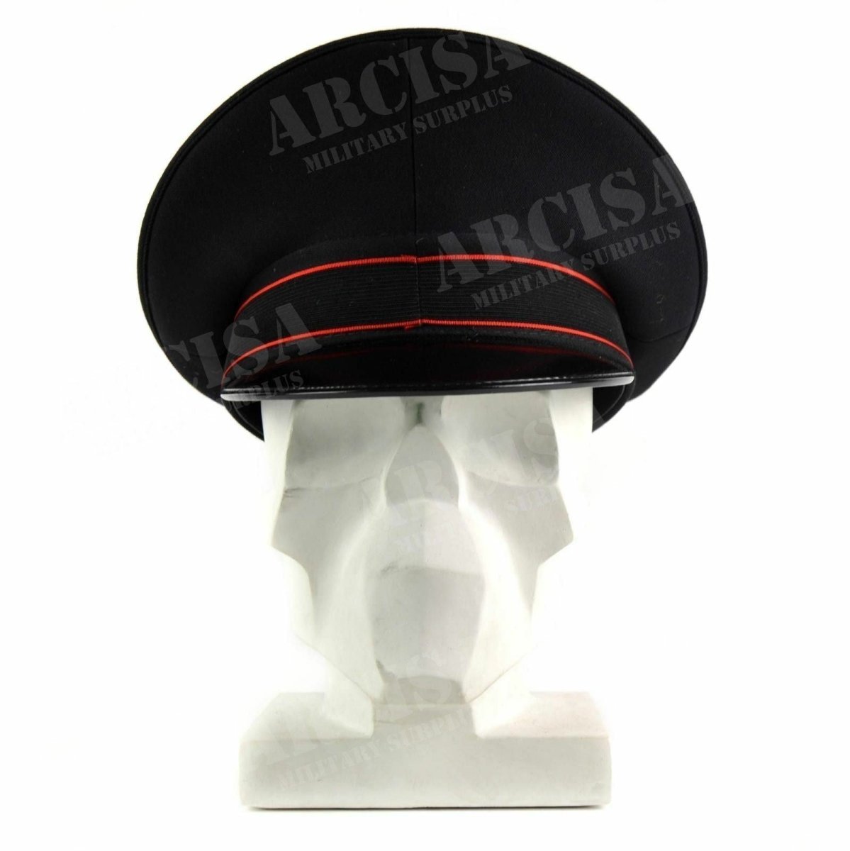 Echt het Italiaans leger piekte piek Cap militaire politie vizier Foeraging Cap Black Nieuw