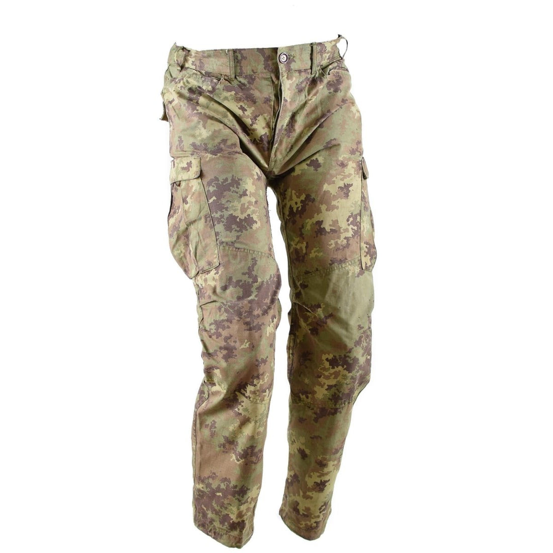 Pantalon de combat authentique de l'armée italienne Rip Stop Desert Vegetato camouflage