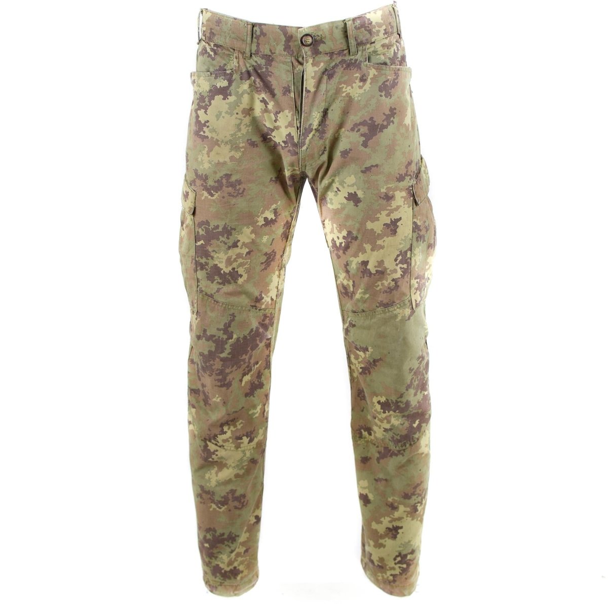 Pantalon de combat authentique de l'armée italienne Rip Stop Desert Vegetato camouflage
