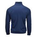 Veste de sport militaire italienne authentique avec fermeture éclair complète, emblème Esercito, bleu élégant