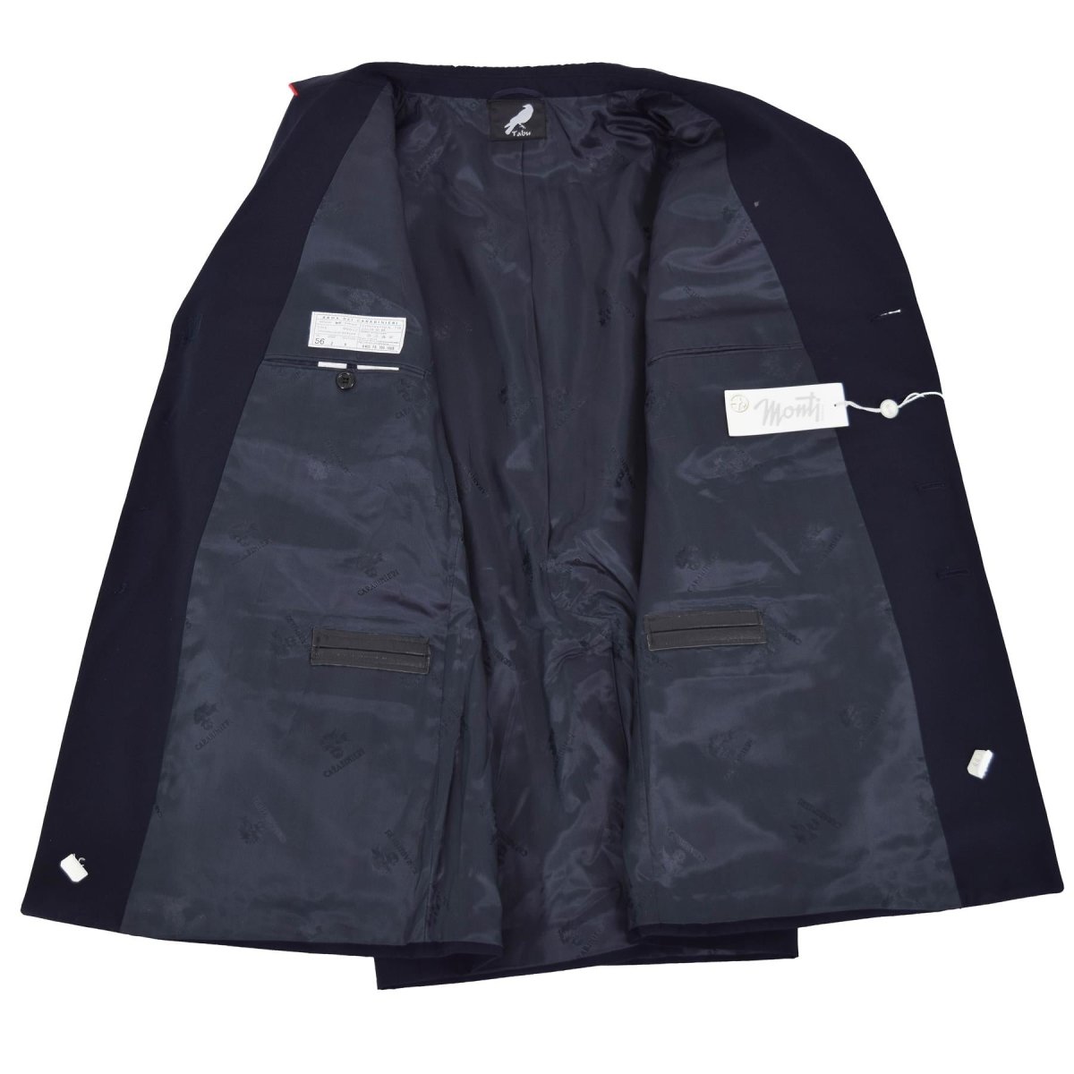 Echt Italiaanse militaire politie -uniform Officiële officier Formal Blue Jacket Nieuw