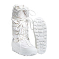 Bottes de neige militaires italiennes authentiques, lacets chauffants à rétention de chaleur, blanches, NEUF