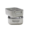 Genuine military style mess kit stainless steel camping outdoor pan 2 pieces NEW - GoMilitar