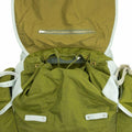 Sac à dos militaire norvégien authentique avec cadre en toile de l'armée, sac à dos en cuir