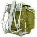 Sac à dos militaire norvégien authentique avec cadre en toile de l'armée, sac à dos en cuir