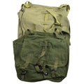 Sac à pain authentique de l'armée roumaine, surplus militaire, sac à dos en toile olive, OD NEUF