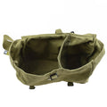 Sac à pain authentique de l'armée roumaine, surplus militaire, sac à dos en toile olive, OD NEUF