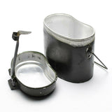 Véritable gamelle de l'armée roumaine. Marmite militaire en aluminium