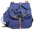 Véritable sac à dos de l'armée roumaine, surplus militaire, sac à dos en toile bleue, NEUF
