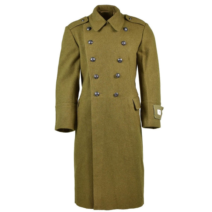 Echte Roemeense trenchcoat militaire legerwollen overjas zware winter Shinel NIEUW - GoMilitar