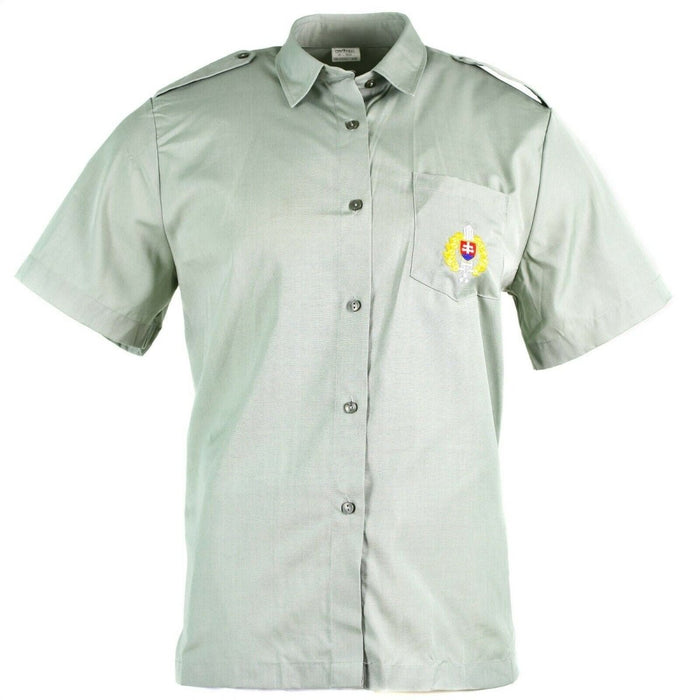 Véritable chemise militaire slovaque militaire BDU gris manches courtes NEUF - GoMilitar