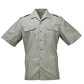 Chemises authentiques de la marine espagnole Armada marines olive chemise formelle à manches courtes NEUF