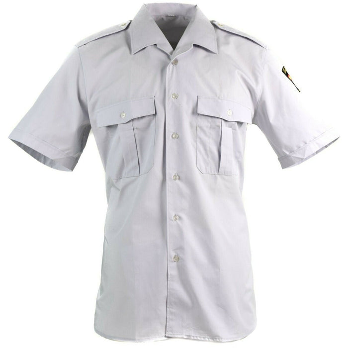 Véritable chemise de police espagnole chemises militaires grises à manches courtes NOUVEAU - GoMilitar